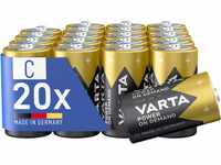 VARTA Batterien C Baby, 20 Stück, Power on Demand, Alkaline, Vorratspack, smart,