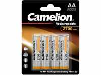 Camelion 17027406 - Ni-MH Rechargable Batterien AA / HR6, 4 Stück, Kapazität 2700