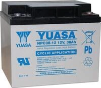 Yuasa npc38-12, 12V 38Ah bater&iacute;a de plomo y &aacute;cido