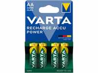 VARTA Batterien AA, wiederaufladbar, Recharge Accu Power, Akku, 2600 mAh Ni-MH,...