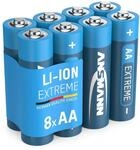 ANSMANN Extrem Lithium Batterie AA Mignon LR6 FR6 L91 1,5V, 8 St&uuml;ck,