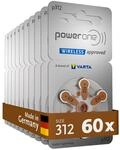 Varta Powerone P312 H&ouml;rger&auml;tebatterie (180mAh, 1,4Volt) -10er Set (60...