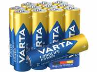 VARTA Batterien AA, 12 Stück, Longlife Power, Alkaline, 1,5V, ideal für...
