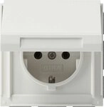 Gira Steckdose SCHUKO 045466 KD TX_44 (WG UP) reinweiss, 5 V, Wei&szlig;