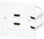 Logilink LogiLink AH0015 HDMI Adapter, Steckdose, 2-port, wei&szlig; AH0015 LogiLink