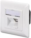 DIGITUS LSA Anschlussdose Cat-5e &ndash; 2 Port RJ45 &ndash; Unterputz oder Aufputz