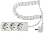 as - Schwabe 3-Fach Steckdosenleiste wei&szlig; 230 V / 16 A - Mehrfachstecker mit...