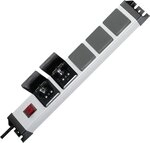 Kopp 227320017 Powerversal Steckdosenleiste, 5-Fach mit beleuchtetem Schalter...