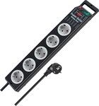 Brennenstuhl Super-Solid Steckdosenleiste 5-Fach (Mehrfachsteckdose mit...