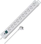 Brennenstuhl Premium-Line Steckdosenleiste 10-Fach (Mehrfachsteckdose mit...