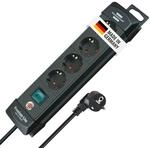 Brennenstuhl Premium-Line Steckdosenleiste 4-Fach (Mehrfachsteckdose mit Schalter und