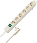Brennenstuhl Comfort-Line Plus, Steckdosenleiste 6-Fach (Mehrfachsteckdose mit