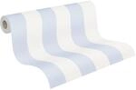 A.S. Cr&eacute;ation Streifentapete Blau Wei&szlig; Maison Charme 314024 - Vliestapete -...
