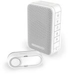 Honeywell Home DC313S Serie 3 Tragbar, Funk-LED-Gong mit Klingeltaster (wei&szlig;)