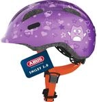 ABUS Kinderhelm Smiley 2.0 - Robuster Fahrradhelm f&uuml;r M&auml;dchen und Jungs - Lila mit