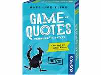 KOSMOS 692926 Game of Quotes, verrückte Zitate, witziges Kartenspiel von