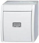 Busch-Jaeger 2601/6 WGL-54 Wippschalter Alpinwei&szlig; Ocean&reg; IP 44 | Aus- und