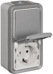 LEGRAND, Plexo Classic Feuchtraum-Aufputz-Universal Aus-/Wechselschalter, 1-polig +