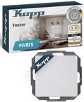 Kopp PARIS Taster in Arktis-Wei&szlig; - Stilvoller IP20 Taster-Unterputz ideal f&uuml;r