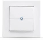 Homematic IP Smart Home Wandtaster &ndash; 2-fach, Wandschalter, zwei Tasten, Zubeh&ouml;r