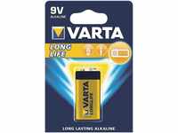 VARTA Batterien 9V Blockbatterie, 1 Stück, Longlife, Alkaline, für...