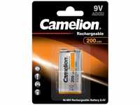 Camelion 17020122 - Akku NI-MH Batterie 9 Volt Block HR6F22, Kapazität 200 mAh,