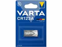 VARTA Batterien CR123A Lithium Rundzelle, 1 Stück, 3V, Spezialbatterien für