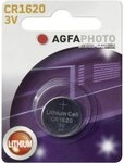 AgfaPhoto 150803456 AgfaPhoto 150-803456 Lithium-Knopfzelle CR1620 3 Volt Silber