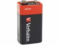 Verbatim Premium Alkali-Blockbatterie, 9 V, 6LR61 Block-Batterie,...