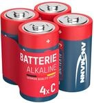 ANSMANN 4X Alkaline Batterien Baby C LR14-1,5V MN1401 Batterien Set