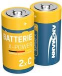 Ansmann X-Power Alkaline Batterie Baby C LR14 Longlife Alkalibatterie f&uuml;r...
