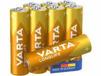 VARTA Batterien AA, 8 Stück, Longlife, Alkaline, 1,5V, ideal für...