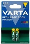 VARTA Batterien AAA, wiederaufladbar, 2 St&uuml;ck, Recharge Accu Phone, Power on...