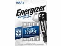 Energizer AAA Batterien, Ultimate Lithium Batterie, 4 Stück