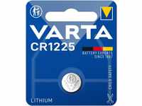 VARTA Batterien Knopfzelle CR1225, 1 Stück, Lithium Coin, 3V, kindersichere