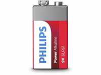 PHILIPS 6LR61P1B/10 - Batterien Power Alkaline - 1 Stück 6LR61-9 V