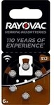 Rayovac Lithium Knopfzellen 312 Knopfzellen in Original 312 Blisterverpackung