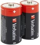 Verbatim Alkaline 1,5V/ C-LR14 Block Batterie - 2er Pack