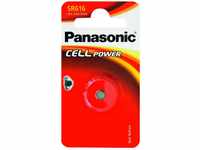 Panasonic SR 616 EL/SR 65 Silberoxid-Uhrenbatterien Knopfzelle (1,55V, 16mAh)