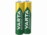 VARTA Batterien AAA, wiederaufladbar, 2 Stück, Recharge Accu Solar, Akku, 550...