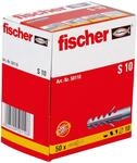 fischer Spreizd&uuml;bel S 10, D&uuml;bel mit 2-fach-Spreizung zum Befestigen von Bildern,