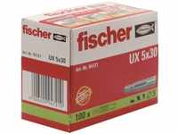 FISCHER Universaldübel UX 5 x 30, Schachtel mit 100 Nylondübeln,...