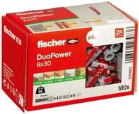 fischer DuoPower 6 x 30, Universald&uuml;bel, leistungsstarker 2-Komponenten-D&uuml;bel,