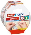 tesa Packband von Hand einrei&szlig;bar, kristall-klar, 50m x 50mm