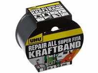 UHU Repair All Kraftband, Extra starkes Gewebeband zum Reparieren 10m x 50mm