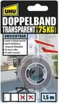 UHU Doppelband transparent, Extra starkes, transparentes doppelseitiges