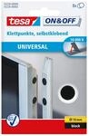 tesa On - Off Klettpunkte, selbstklebend, vielseitig einsetzbar, sicherer Halt,