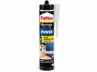 Pattex Montagekleber Power, Baukleber mit starker Anfangshaftung, Kraftkleber...