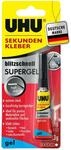 UHU Sekundenkleber extra stark | 3g Kleber Gel f&uuml;r pr&auml;zises Kleben | Sekundenkleber