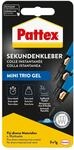 Pattex Sekundenkleber Ultra Gel Mini Trio, extra starker & flexibler Superkleber in 3